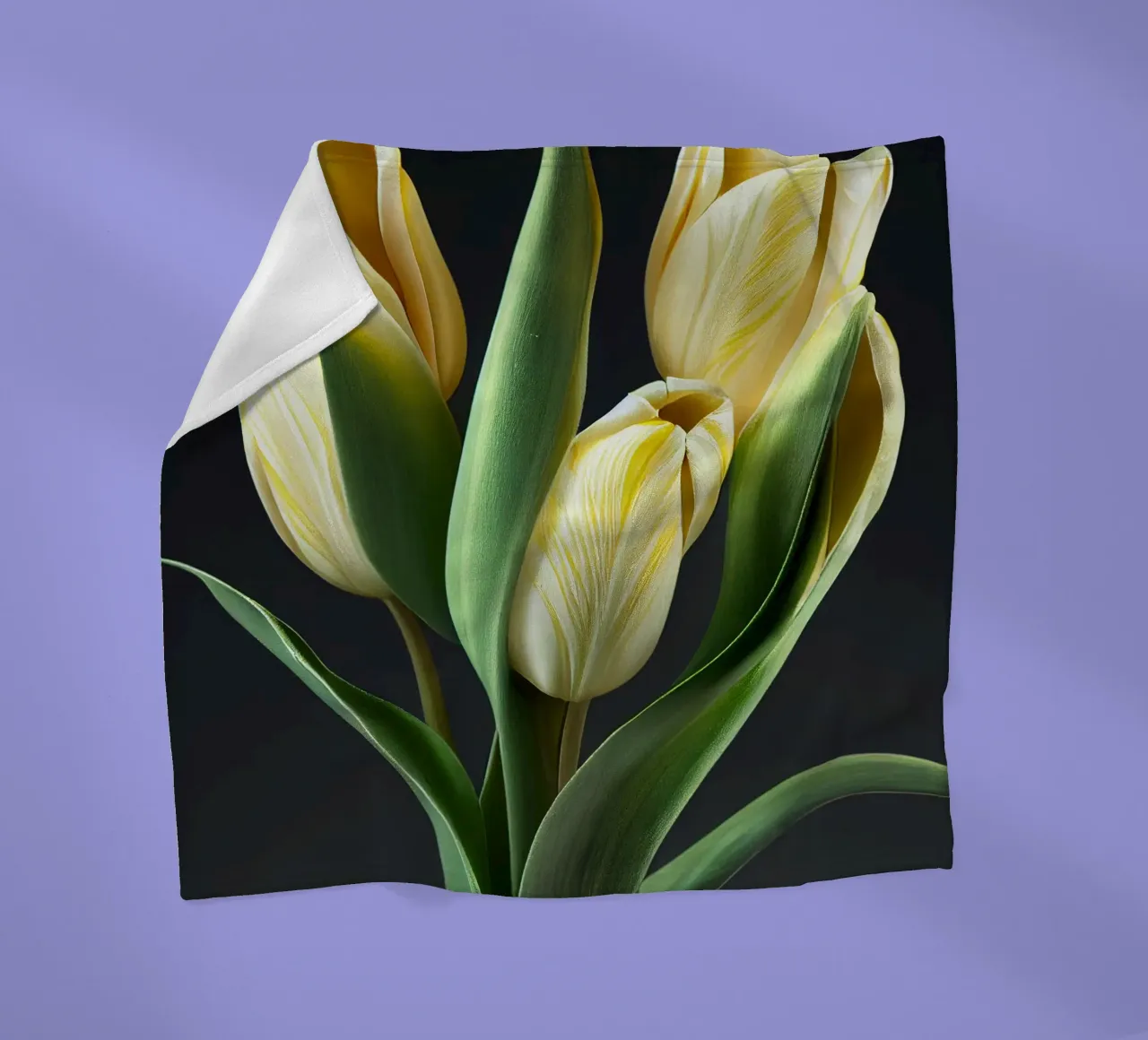 Macro fiore di tulipano coperta in pile da Bold Blooms