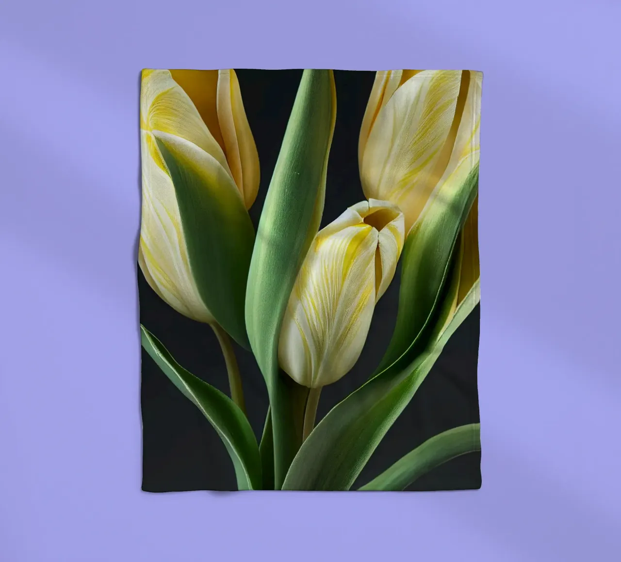 Macro fiore di tulipano coperta in pile da Bold Blooms