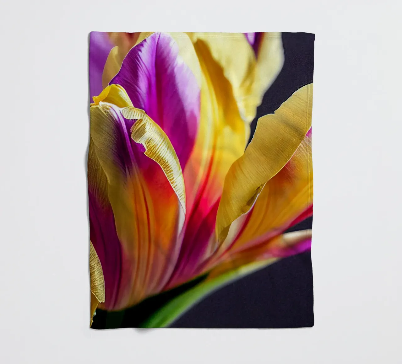 Macro fiore di tulipano coperta in pile da Bold Blooms