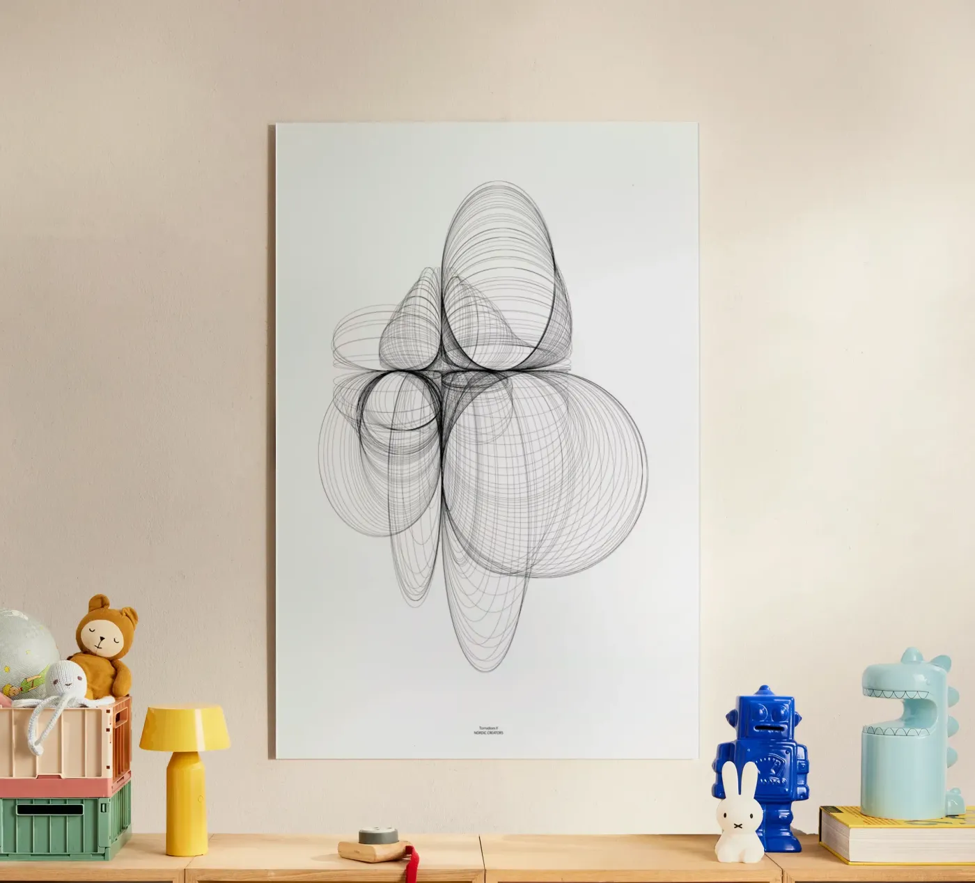 Tornadoes II plexiglass da Nordic Creators