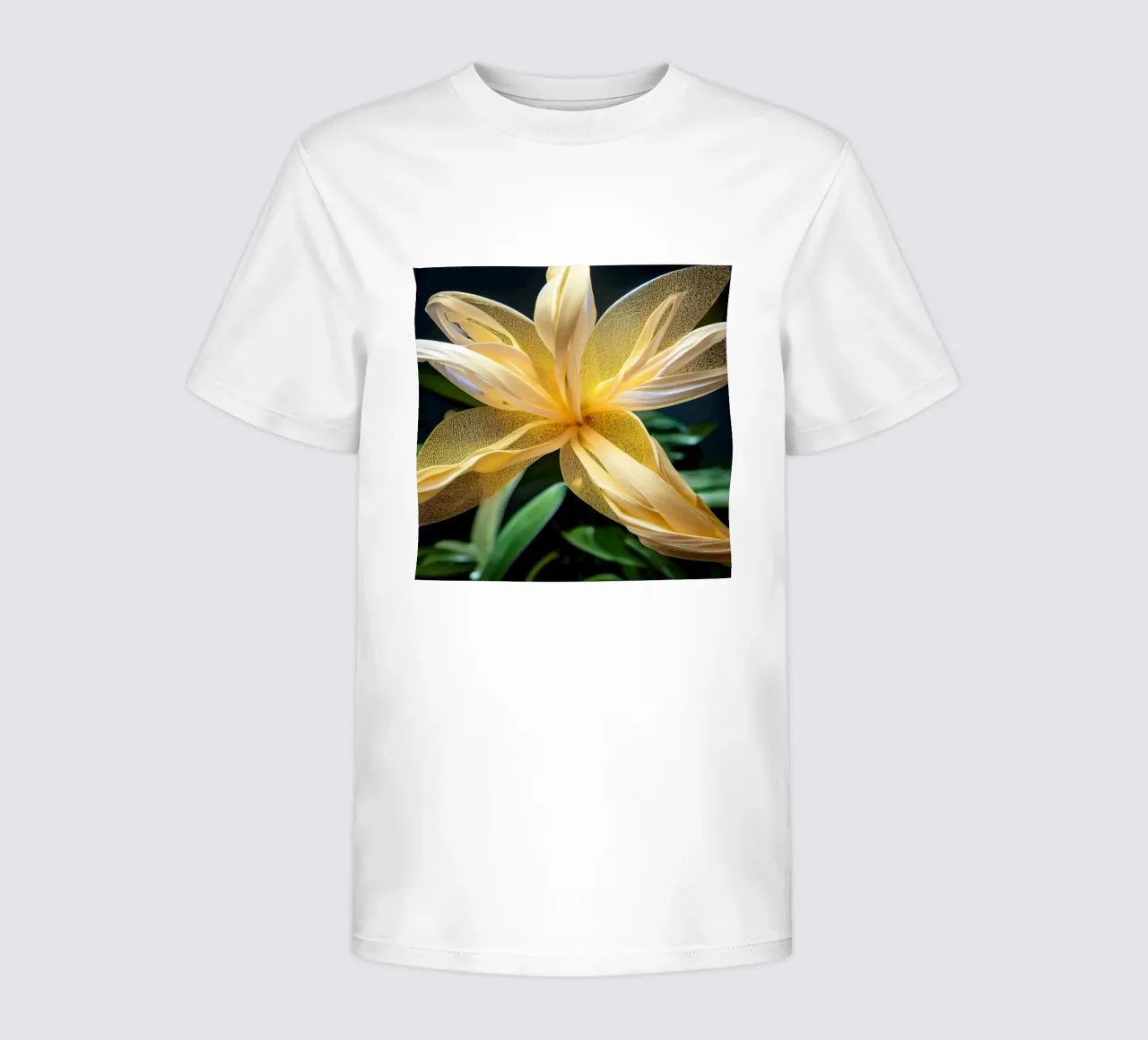 Macro fiore di oleandro giallo t-shirt bambini da Bold Blooms