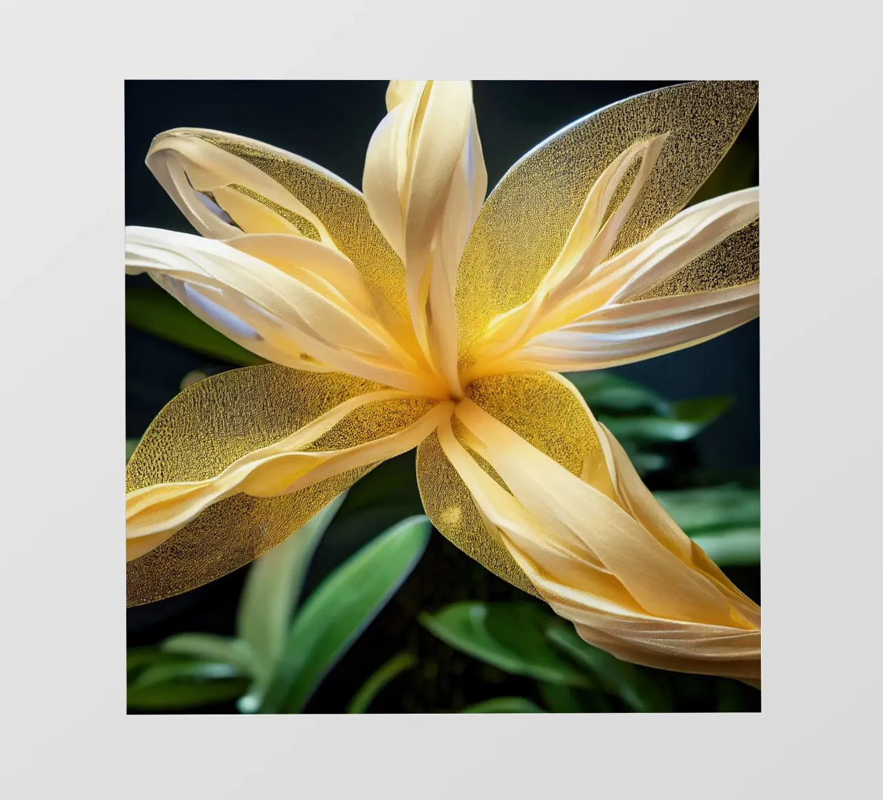 Macro fiore di oleandro giallo pellicola backlit da Bold Blooms