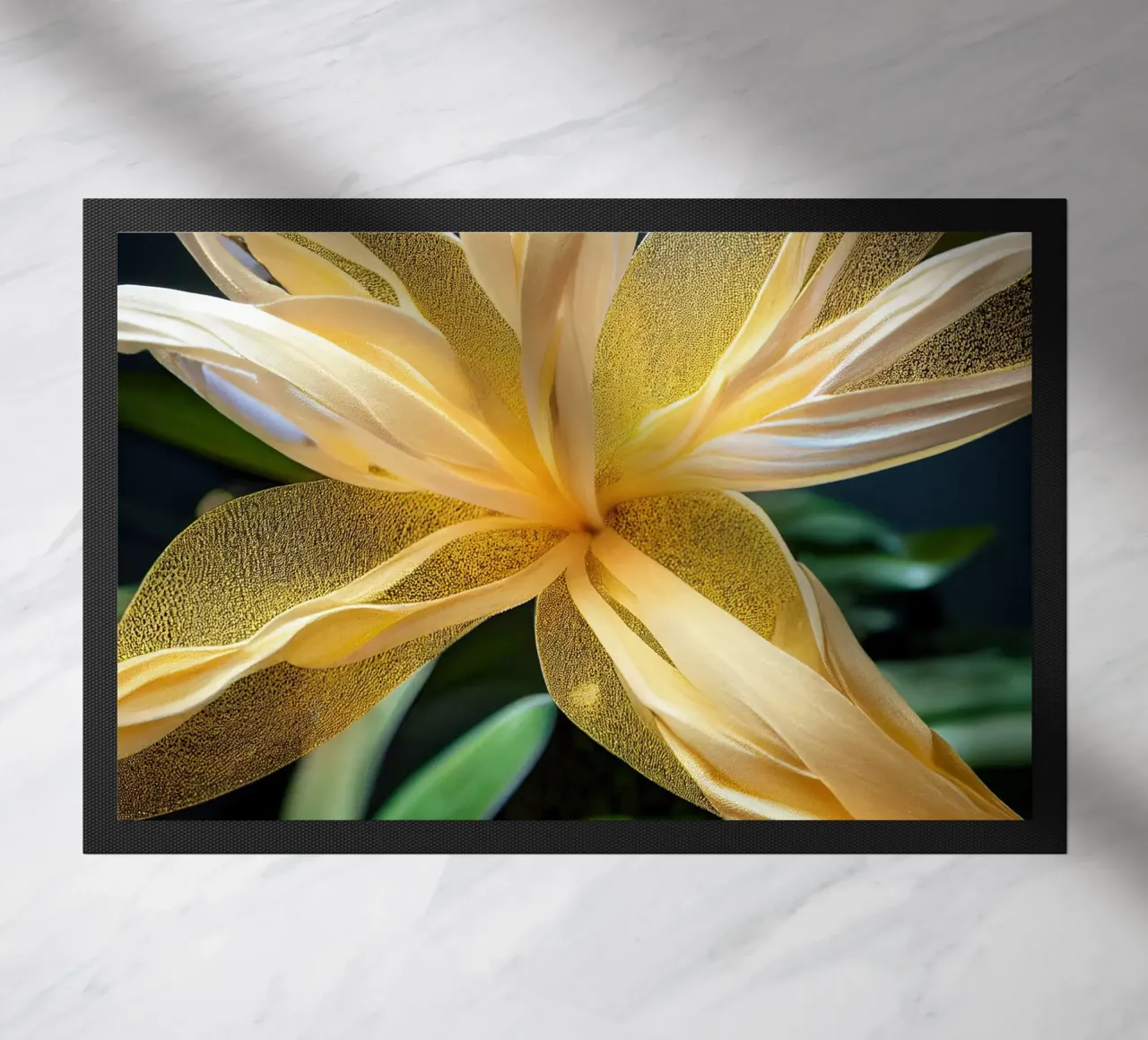 Macro fiore di oleandro giallo zerbino da Bold Blooms