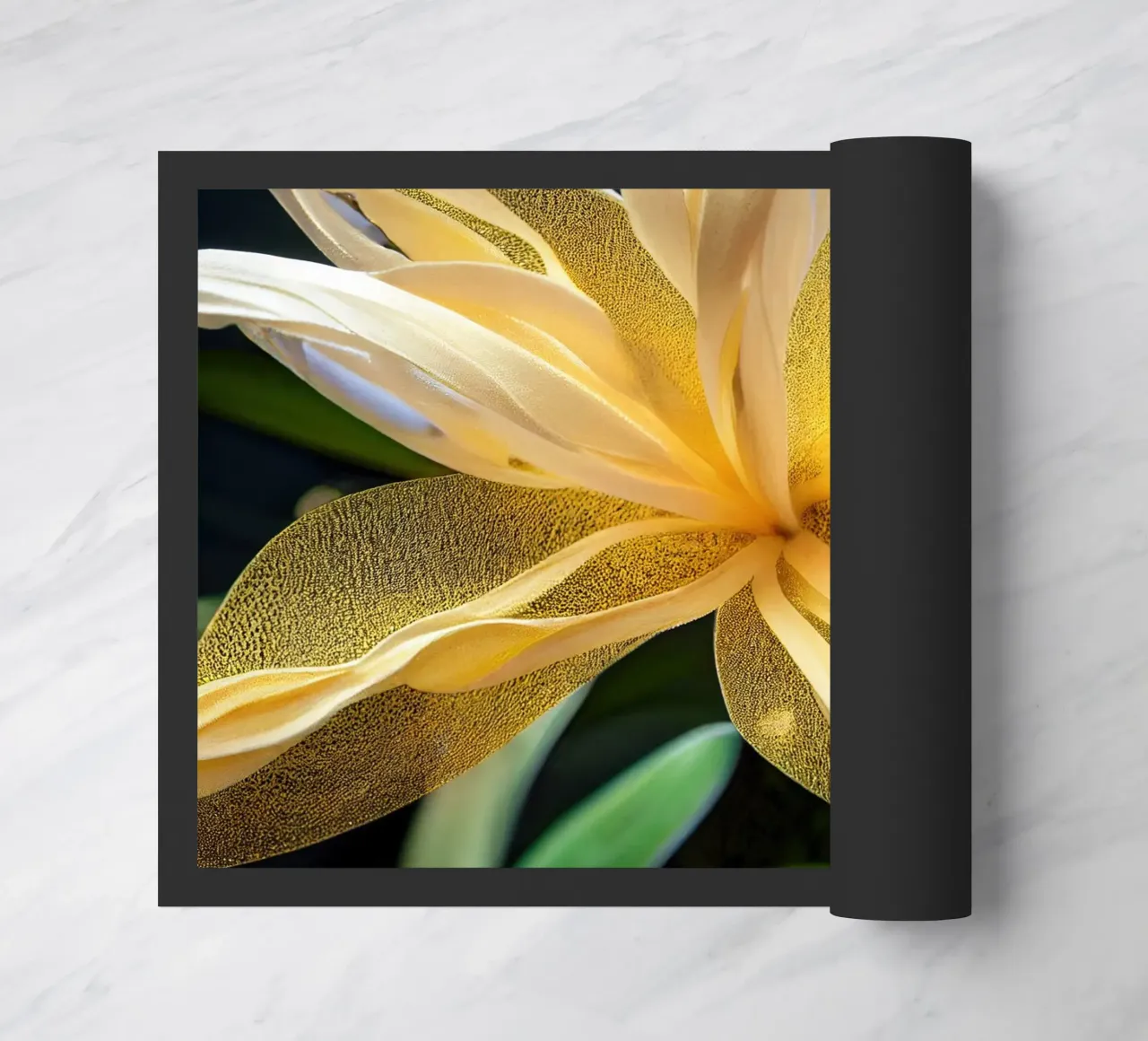 Macro fiore di oleandro giallo zerbino da Bold Blooms
