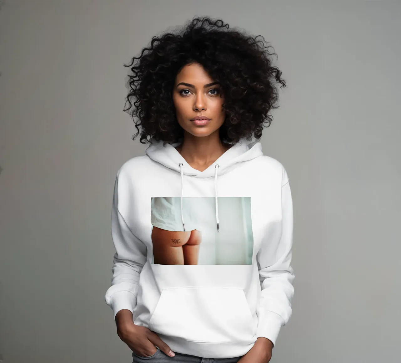 Dein Name felpa con cappuccio da Flo Klein