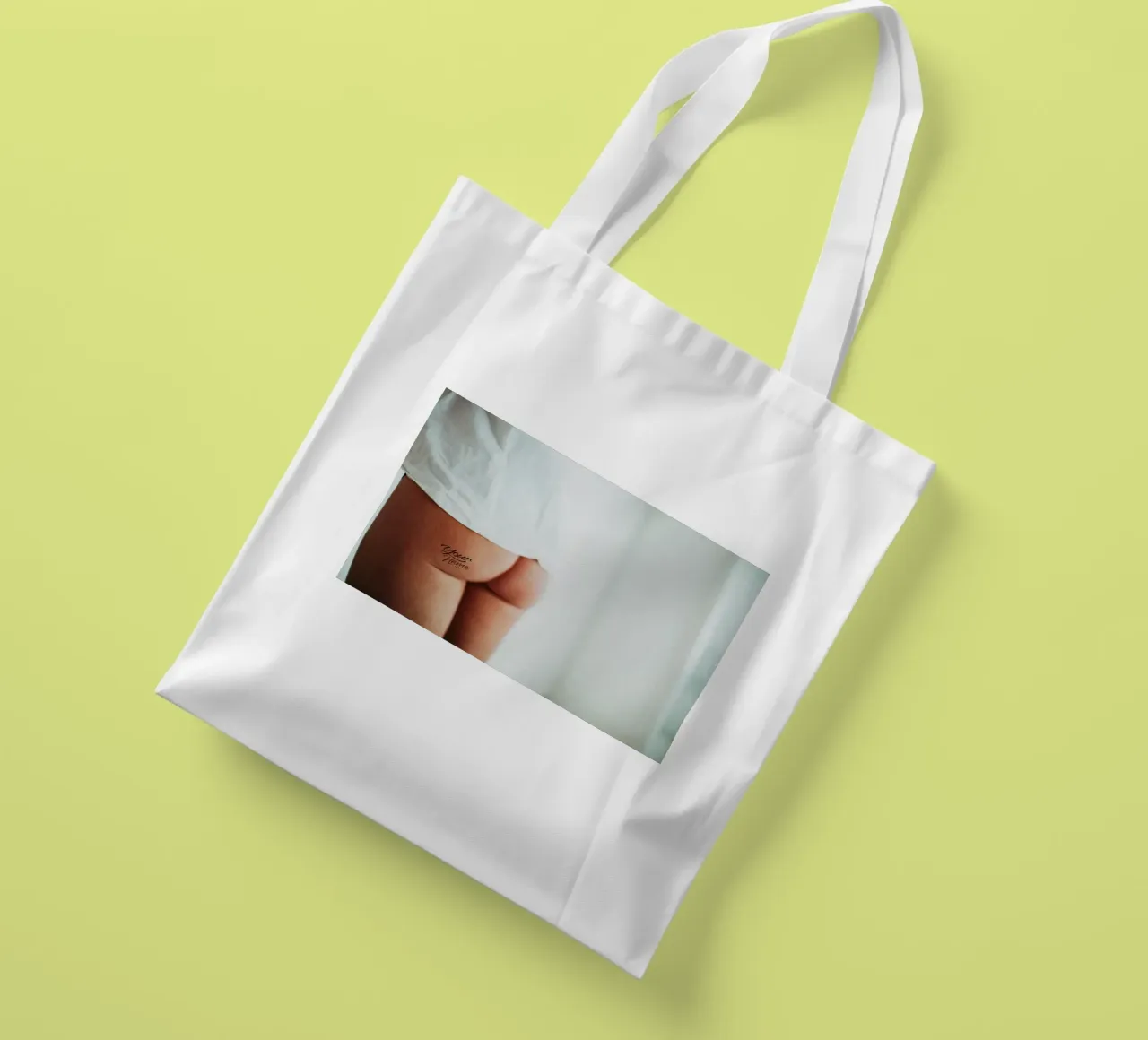 Dein Name borsa in juta da Flo Klein