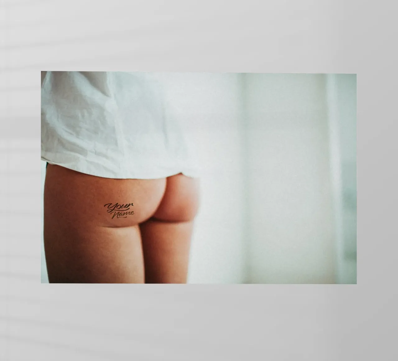 Dein Name pellicola backlit da Flo Klein