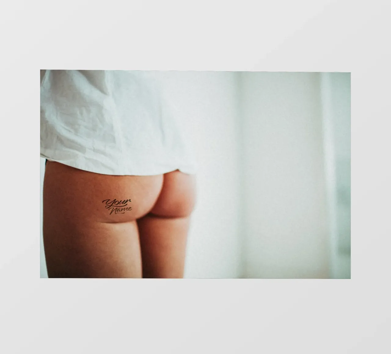 Dein Name pellicola backlit da Flo Klein