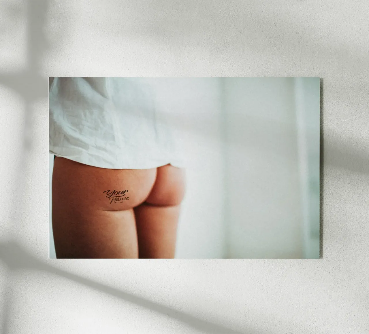 Dein Name acrylic glass by Flo Klein