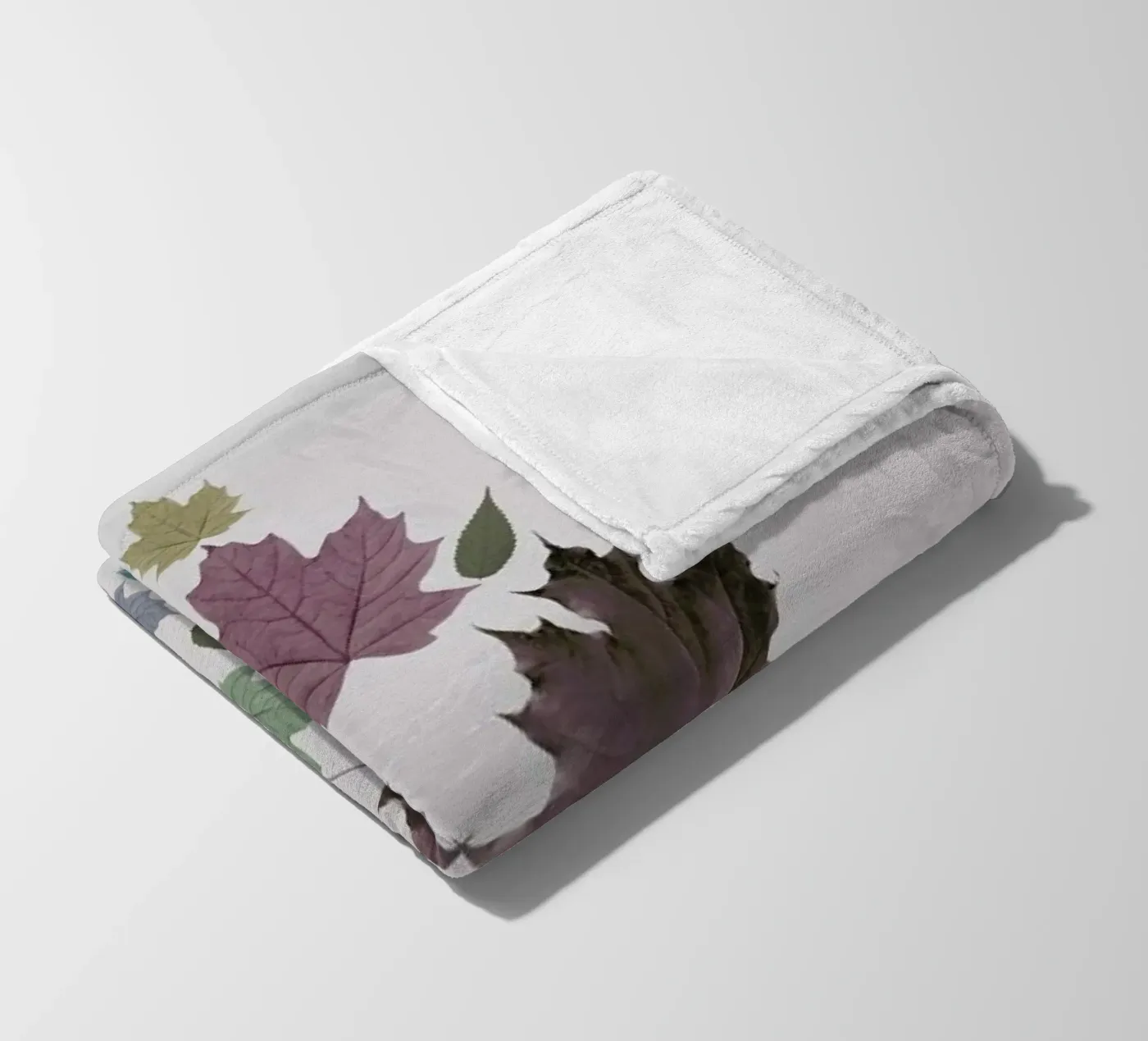 Leaves Tree Fleecedecke von The Wall Shop