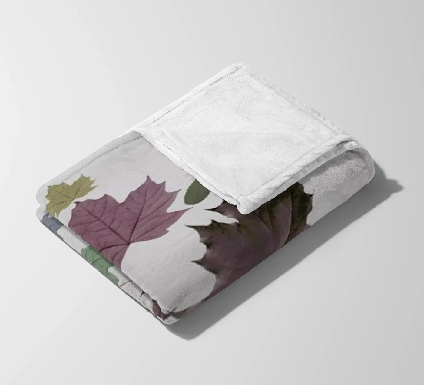 Leaves Tree Fleecedecke von The Wall Shop