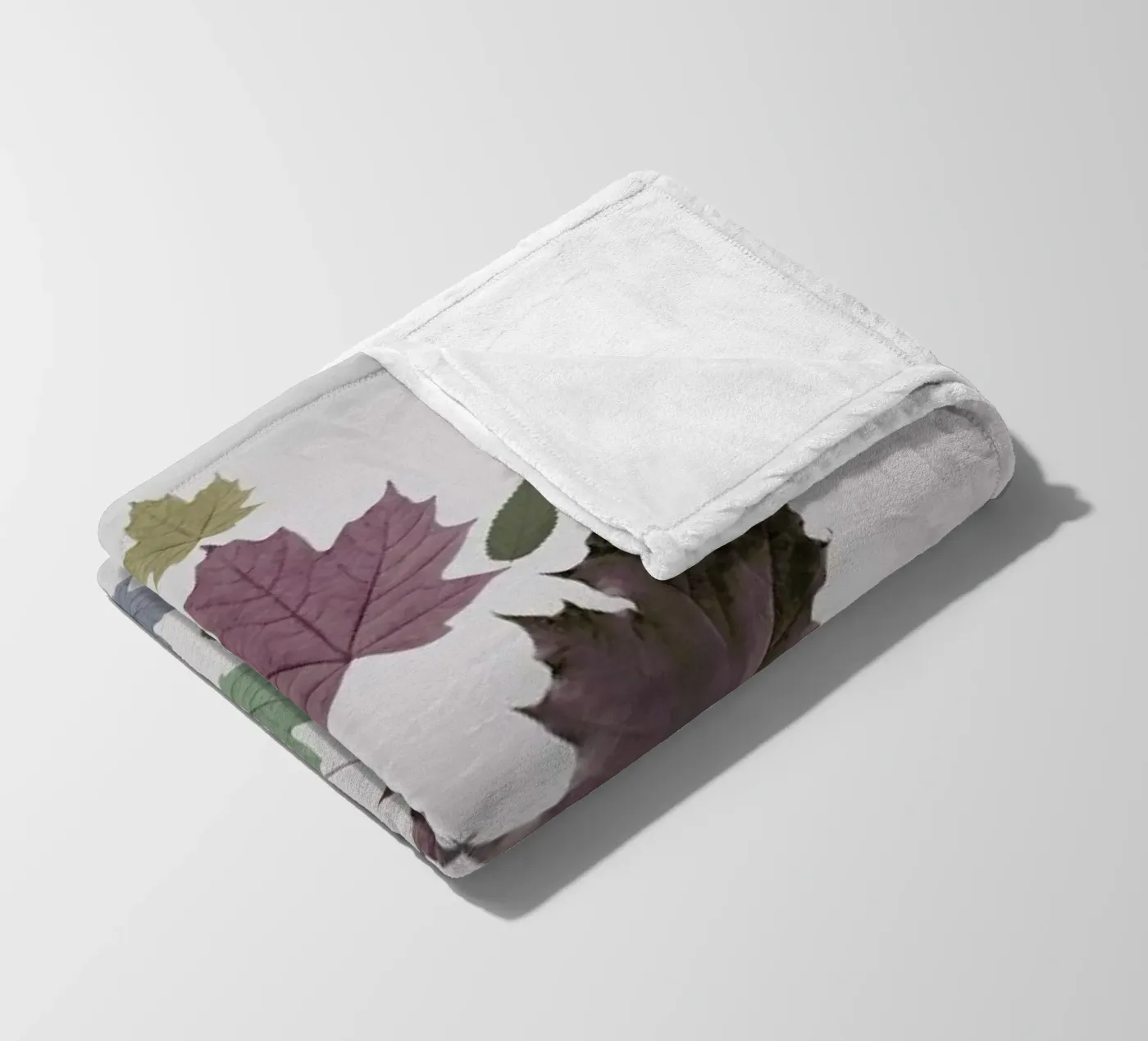 Leaves Tree Fleecedecke von The Wall Shop