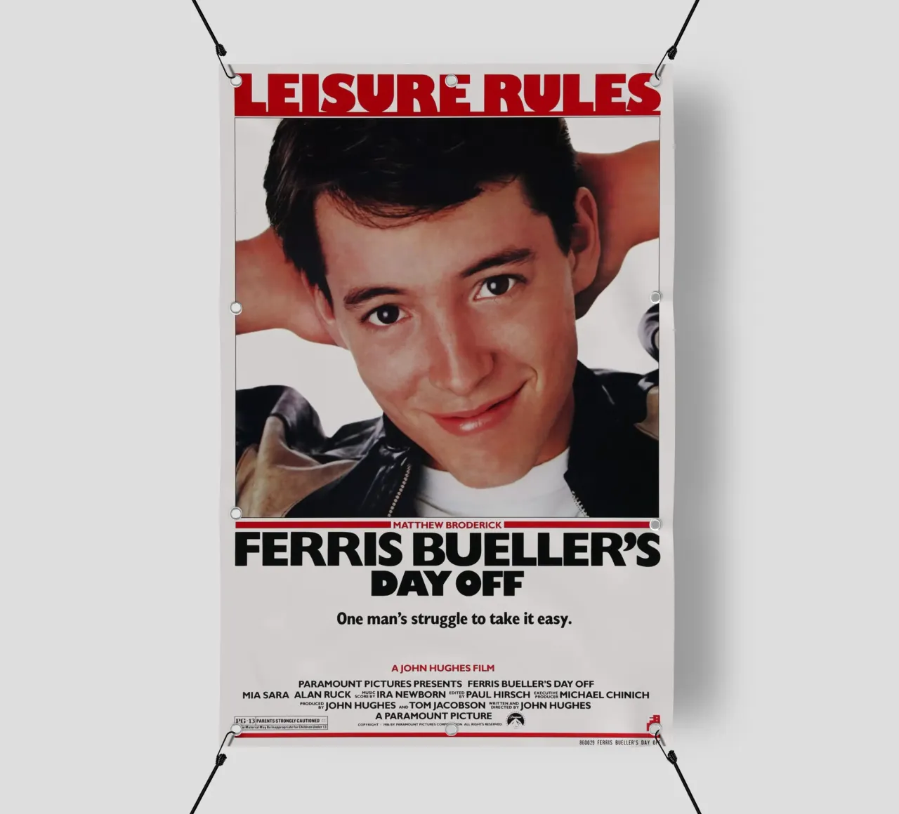 Ferris Bueller's Day Off telo in pvc da Attaboy Dsgn