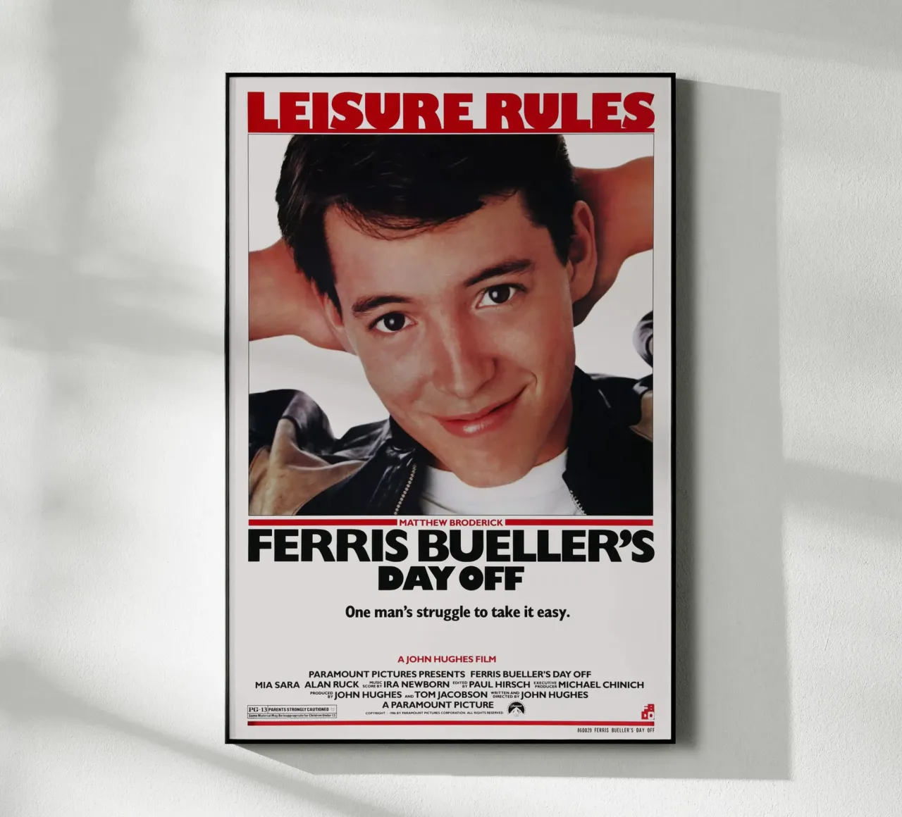 Ferris Bueller's Day Off plexiglass da Attaboy Dsgn
