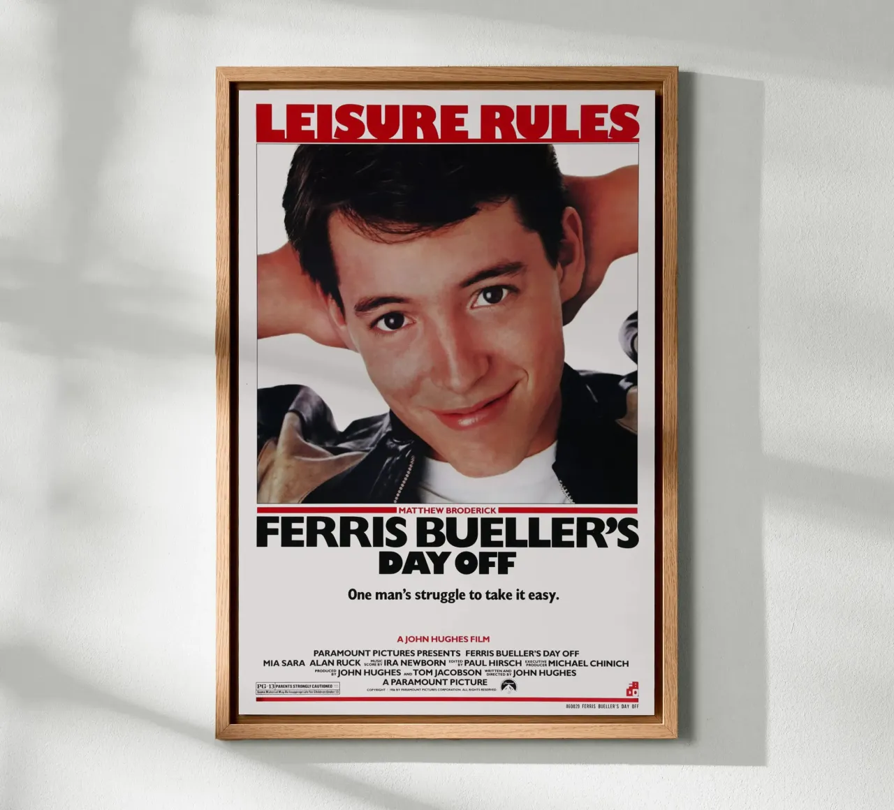 Ferris Bueller's Day Off canvas by Attaboy Dsgn