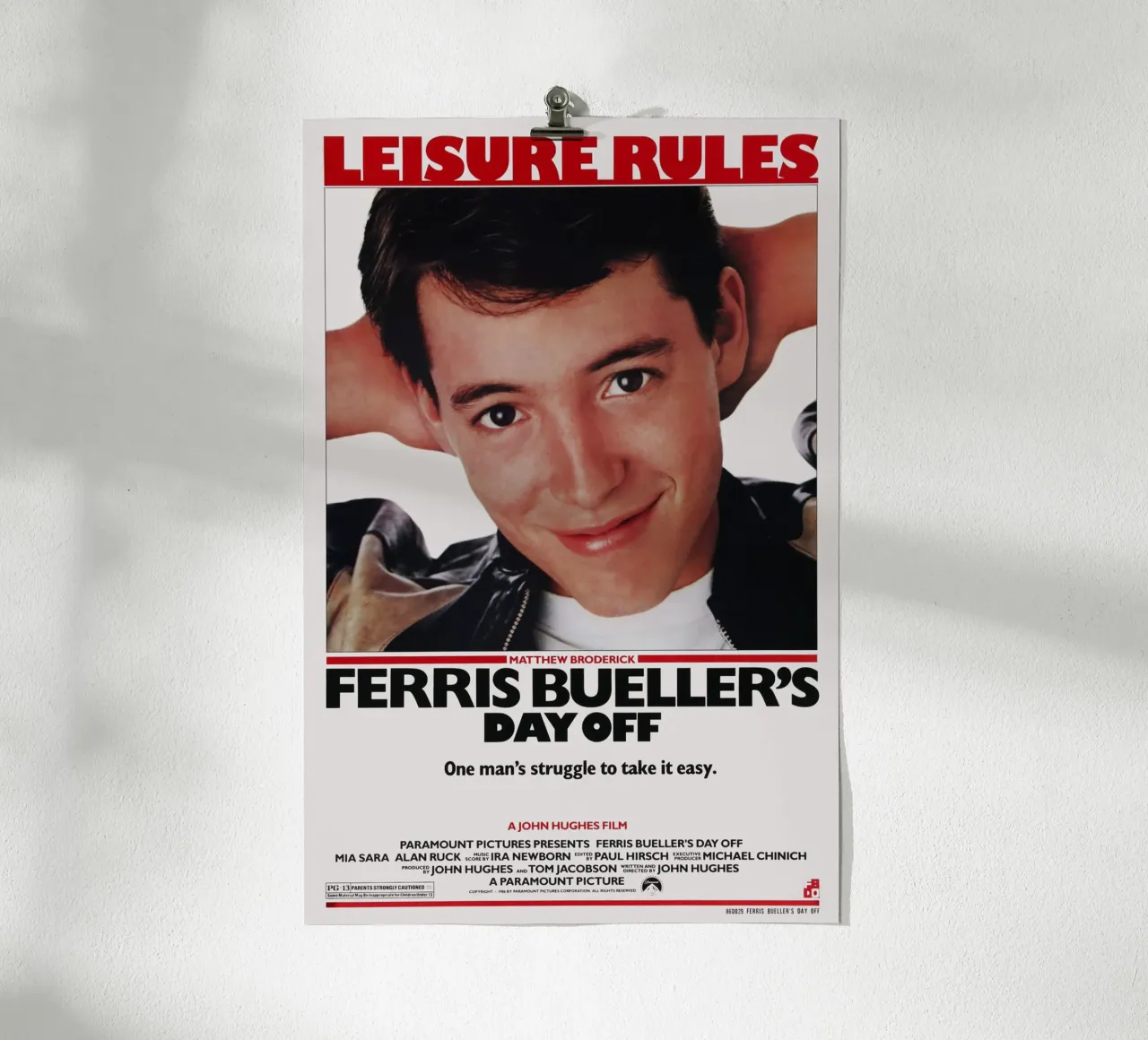 Ferris Bueller's Day Off carta hahnemühle da Attaboy Dsgn