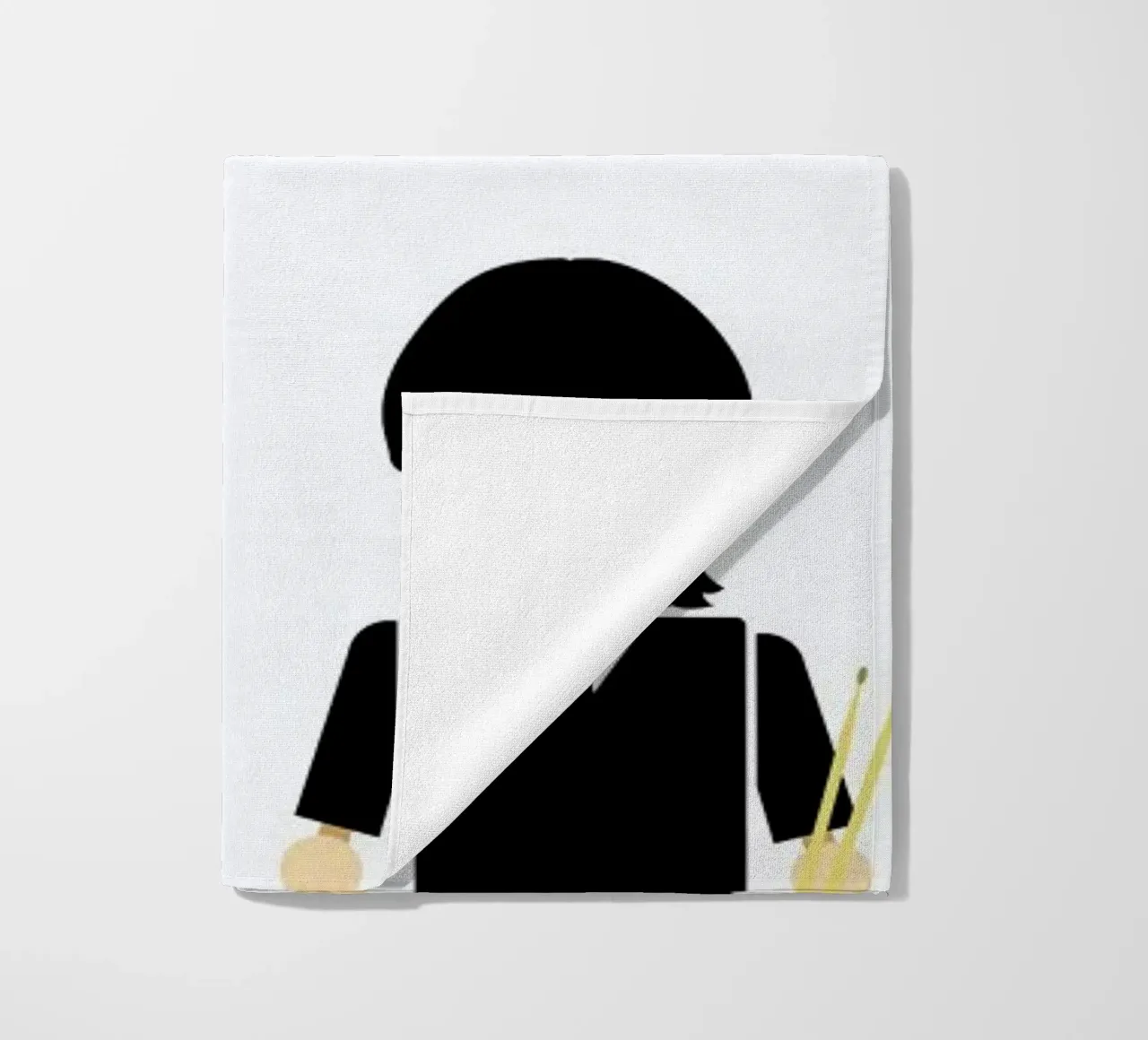 The Beatles Toy beach towel by Rafa Gomes
