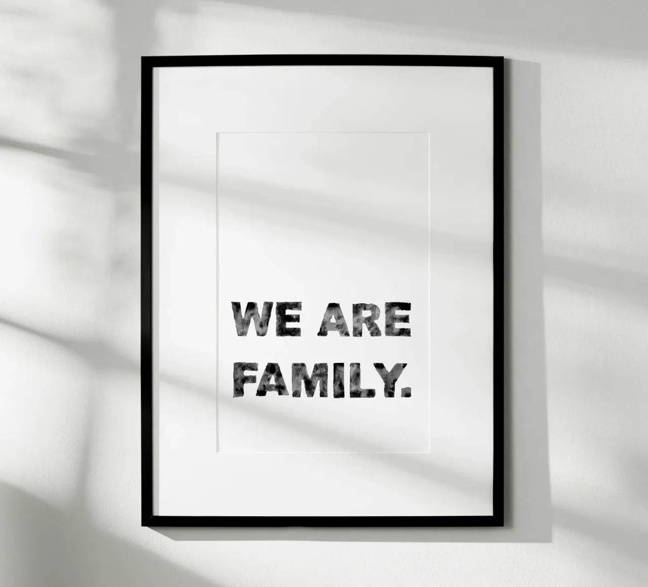 We Are Family poster da KRUTH DESIGN