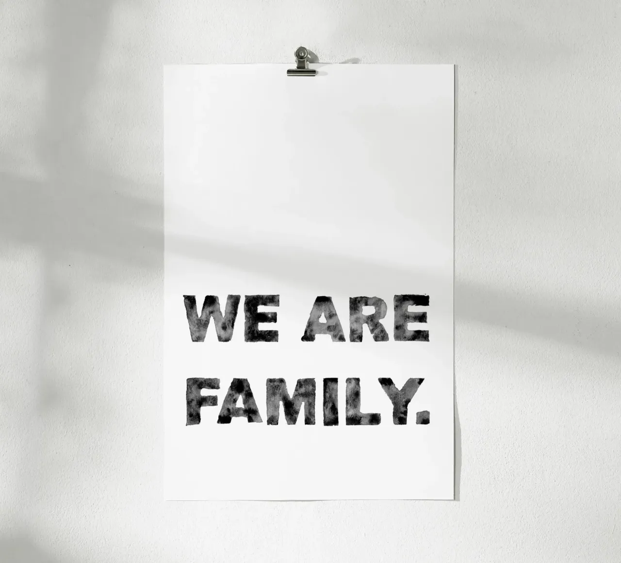 We Are Family poster da KRUTH DESIGN