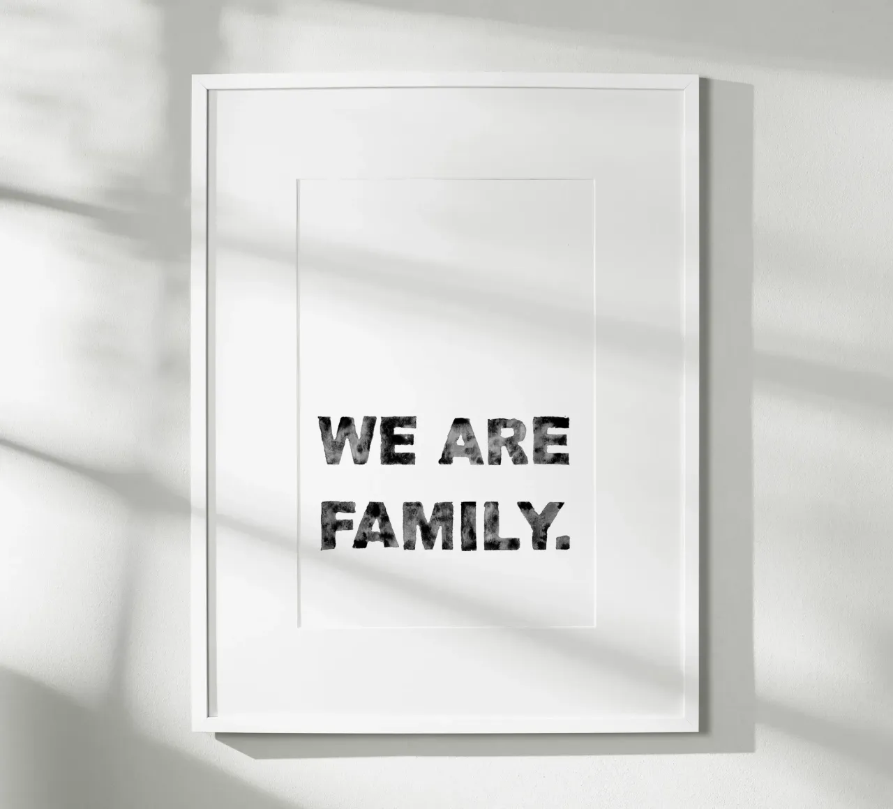 We Are Family poster da KRUTH DESIGN