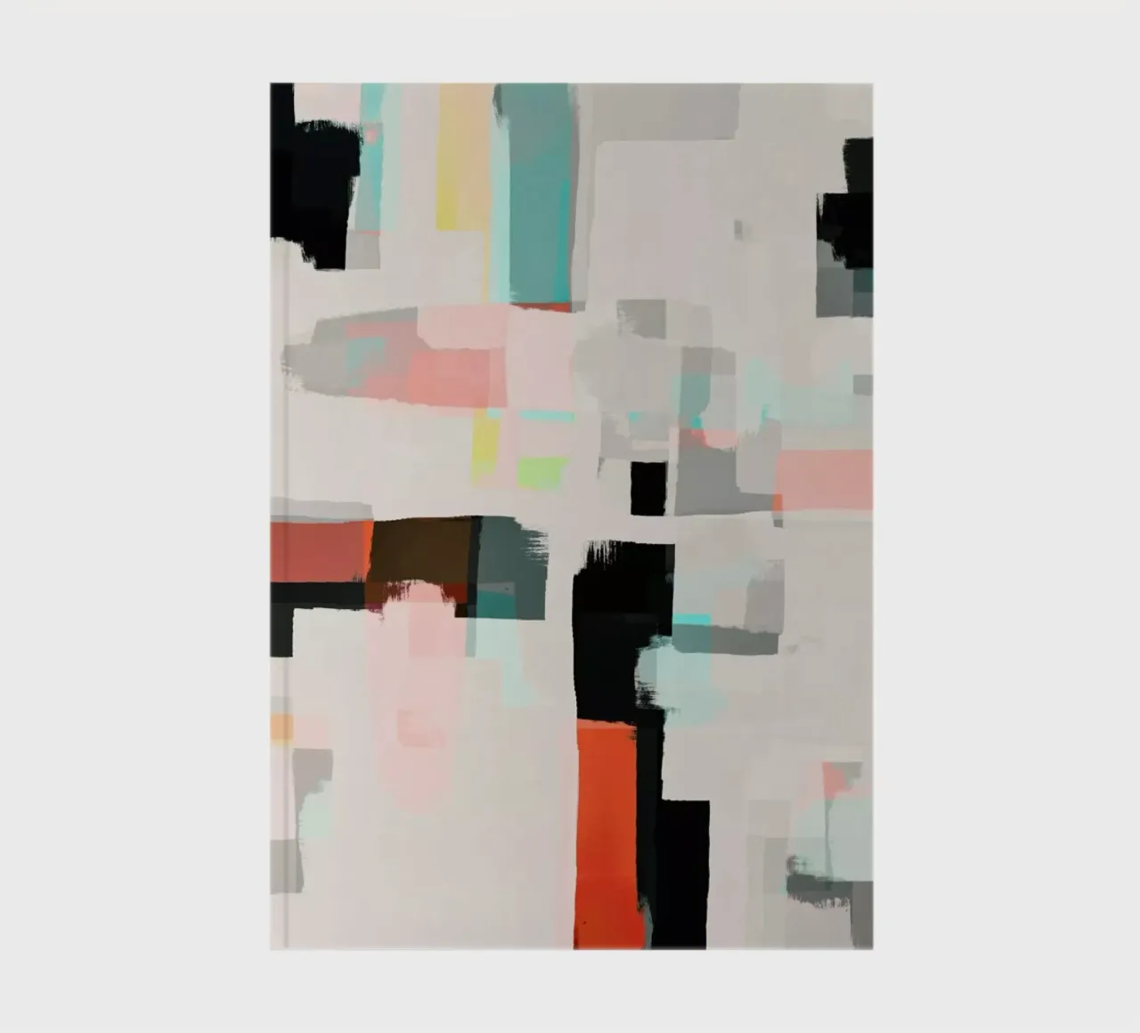 Abstract Painting No.7 notebook by Metron