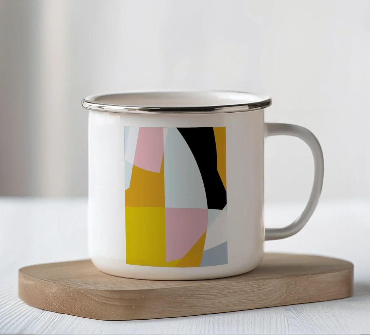 Pastel 4 tazza in smalto da Jonathan Lawes