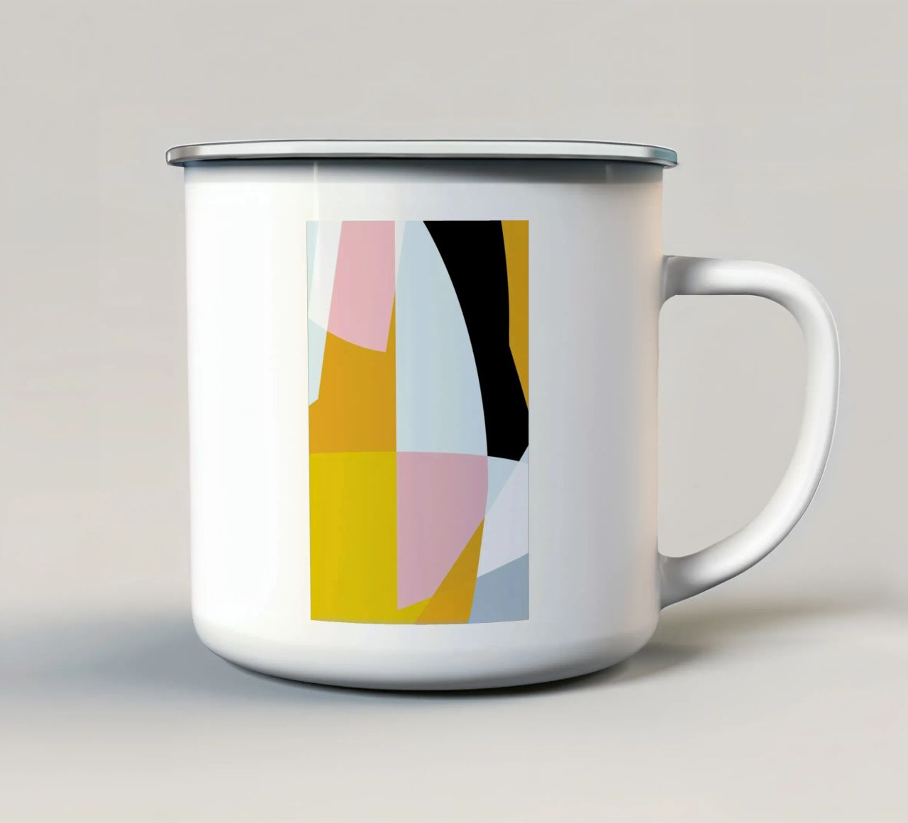 Pastel 4 tazza in smalto da Jonathan Lawes
