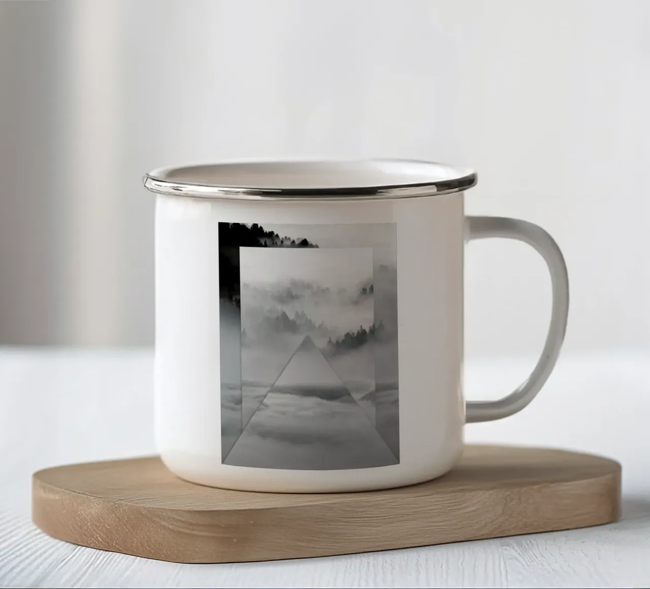 Winter Mirrors tazza in smalto da The Wall Shop