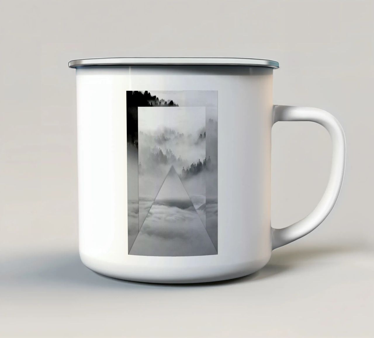 Winter Mirrors tazza in smalto da The Wall Shop