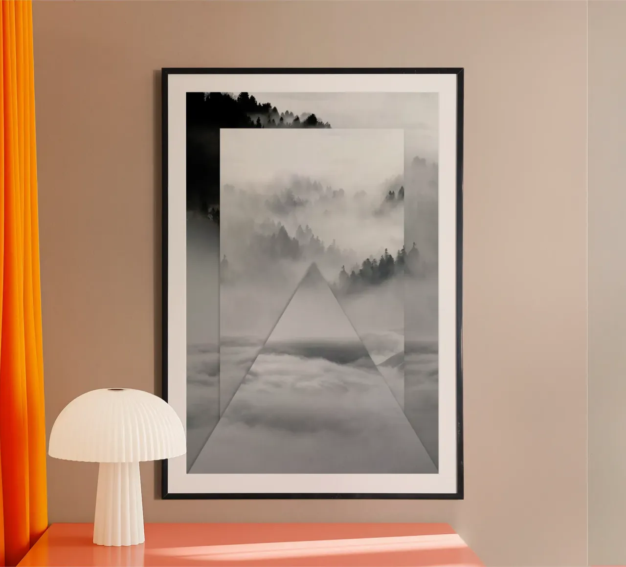 Winter Mirrors Poster von The Wall Shop