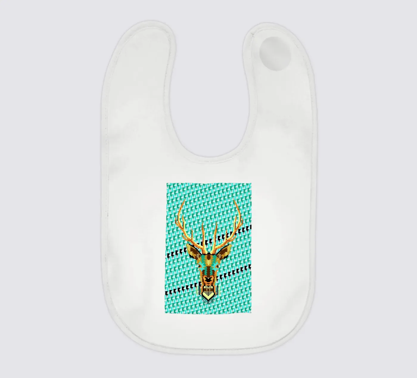 Geometric Deer bavaglino da Chobopop