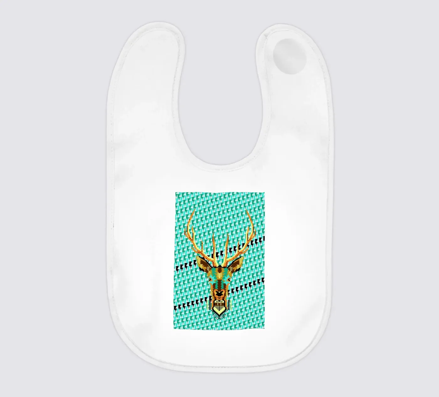 Geometric Deer bavaglino da Chobopop