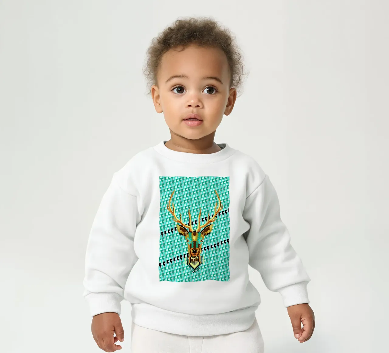 Geometric Deer felpa neonato da Chobopop