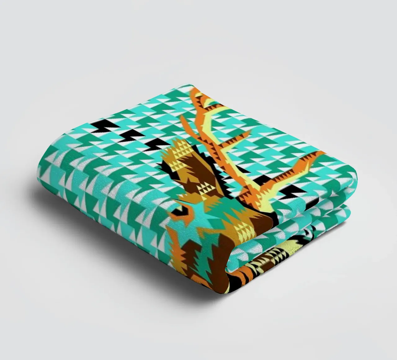 Geometric Deer asciugamano da bagno da Chobopop