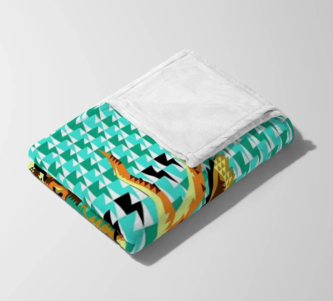 Geometric Deer coperta in pile da Chobopop
