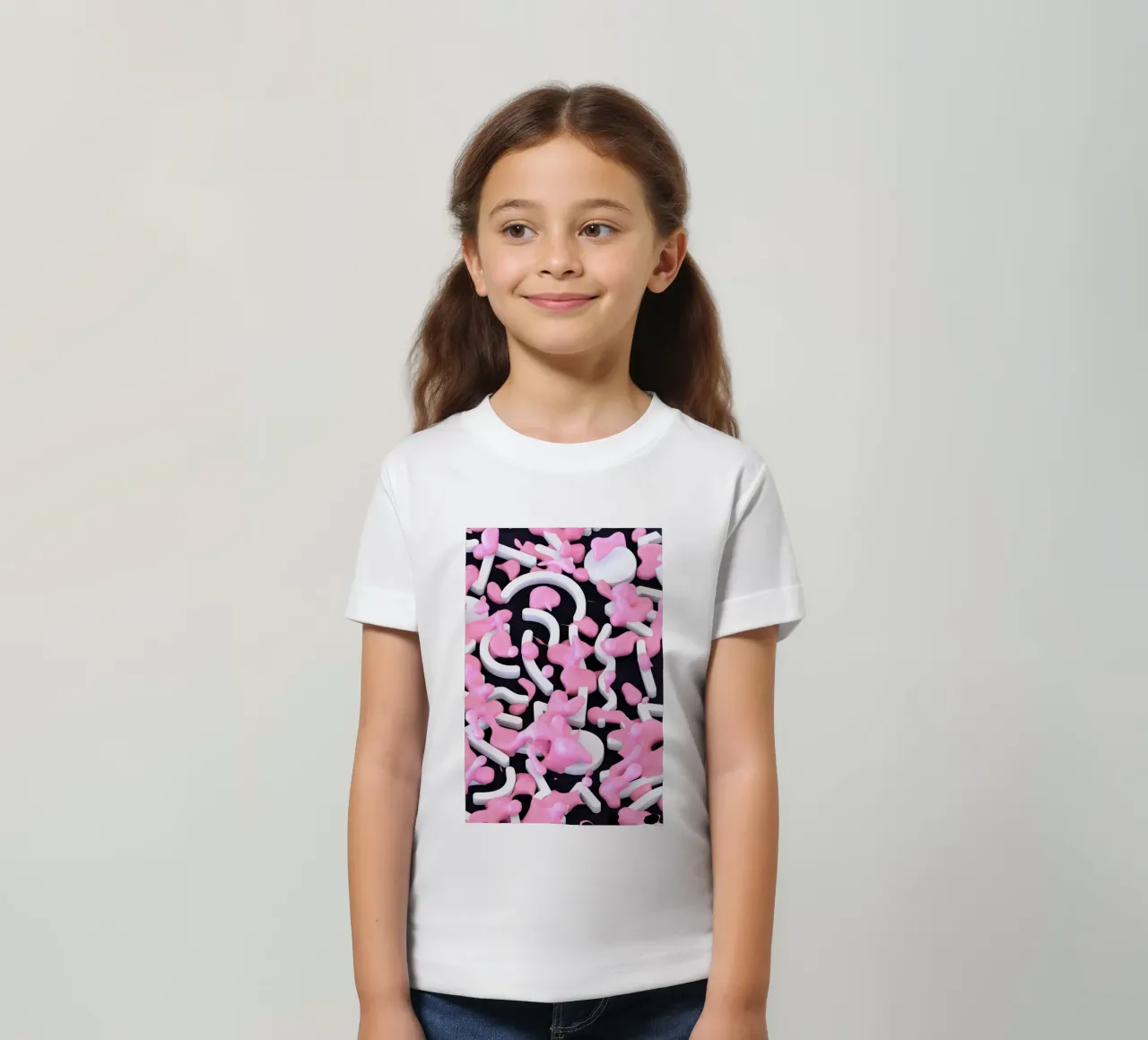 Pink Bubble kids t-shirt by Danny Ivan