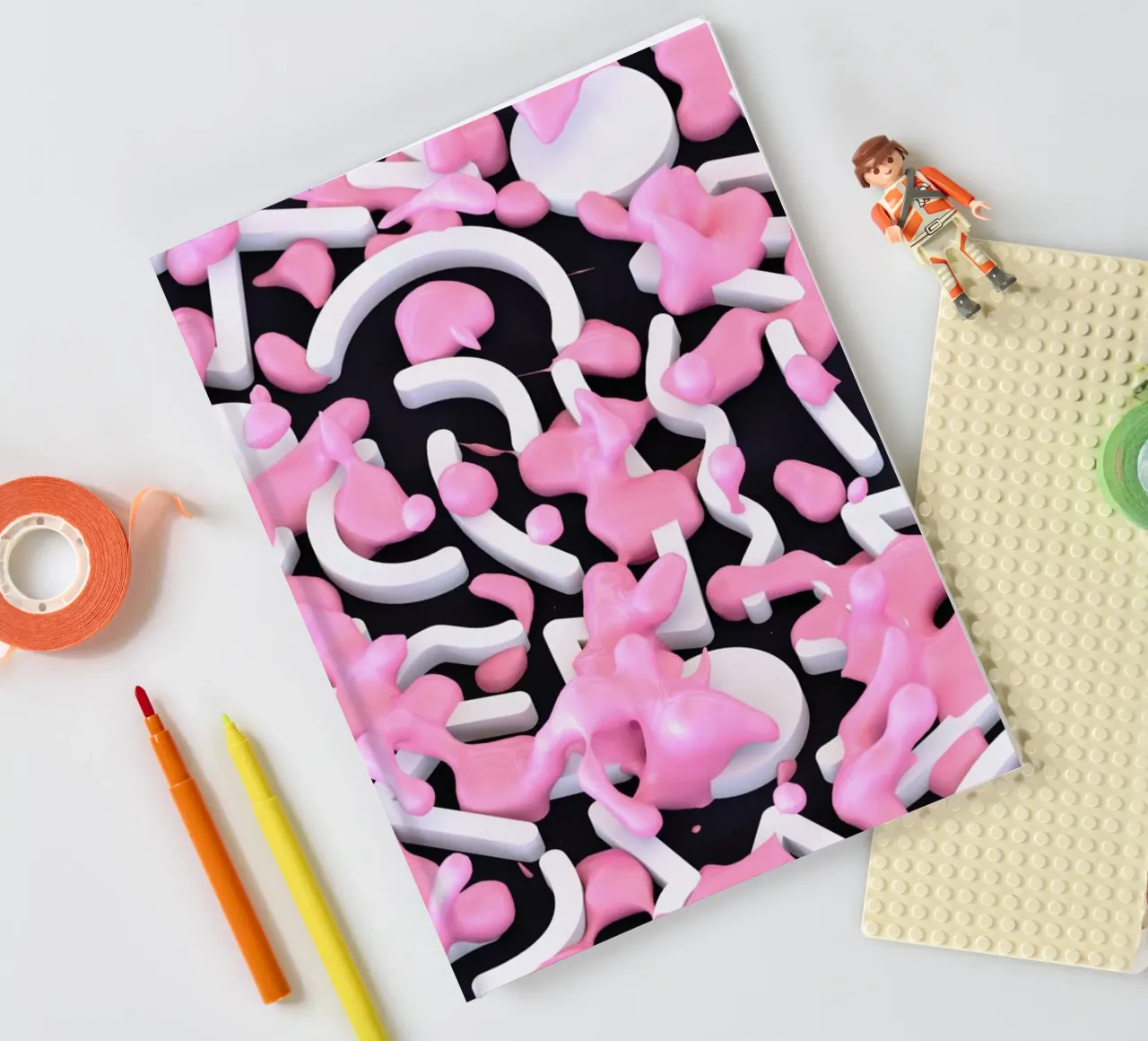Pink Bubble notebook by Danny Ivan