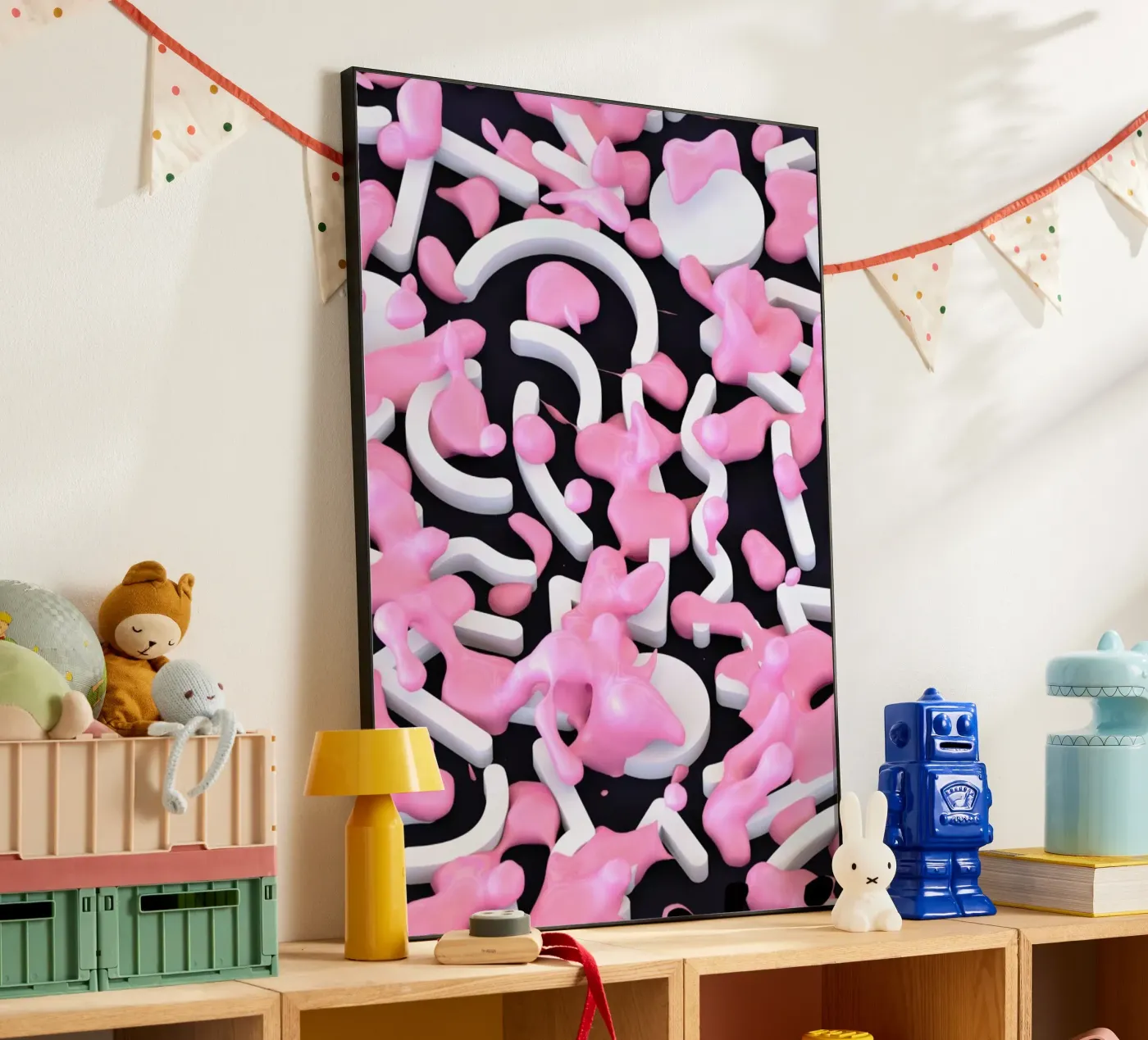 Pink Bubble forex plate by Danny Ivan