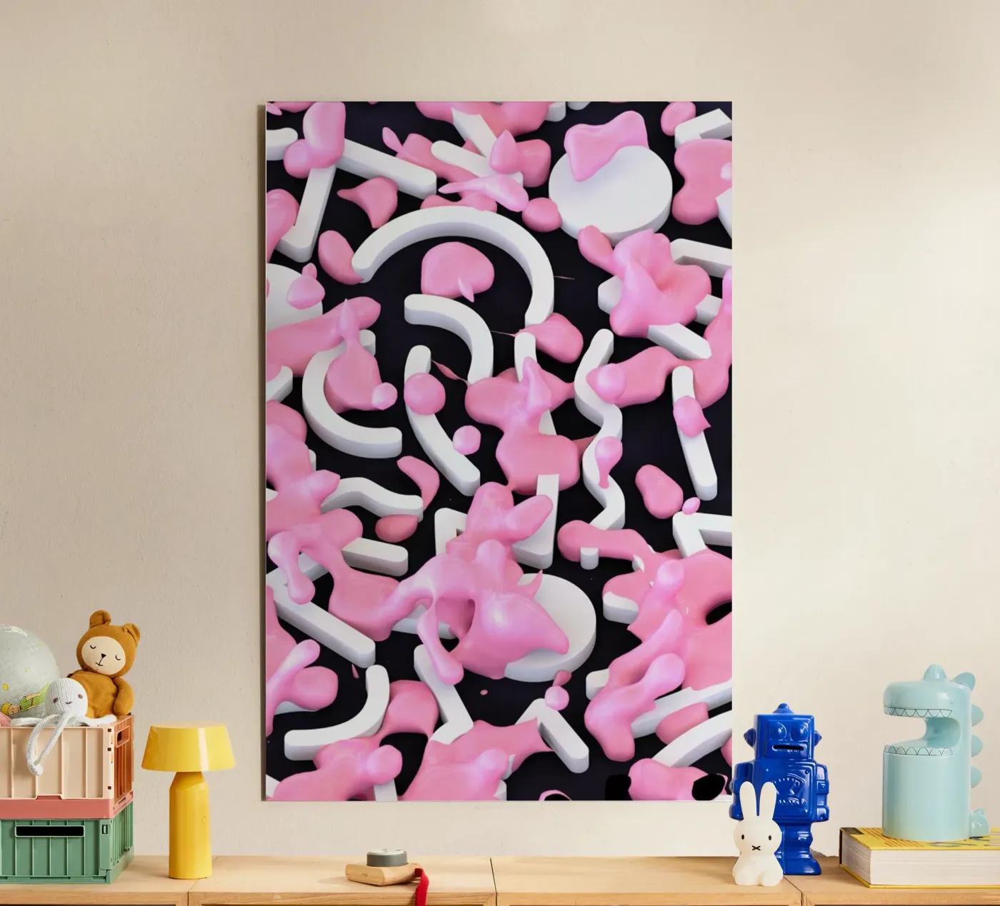 Pink Bubble forex plate by Danny Ivan