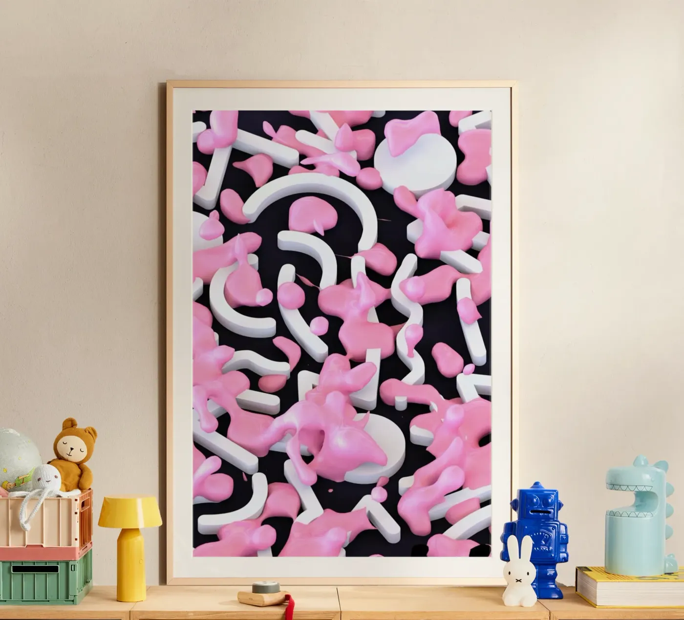Pink Bubble poster de Danny Ivan
