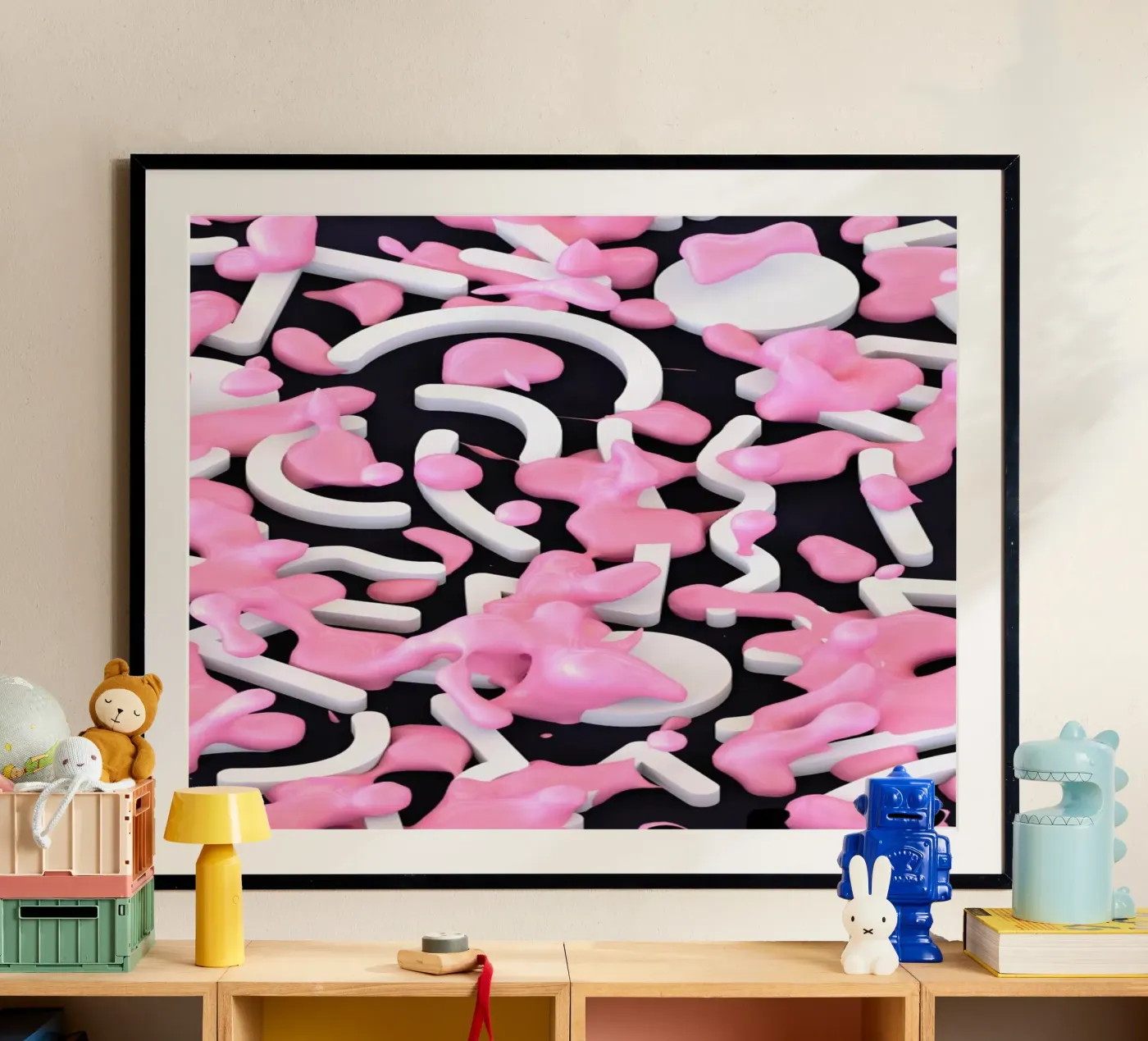 Pink Bubble poster de Danny Ivan