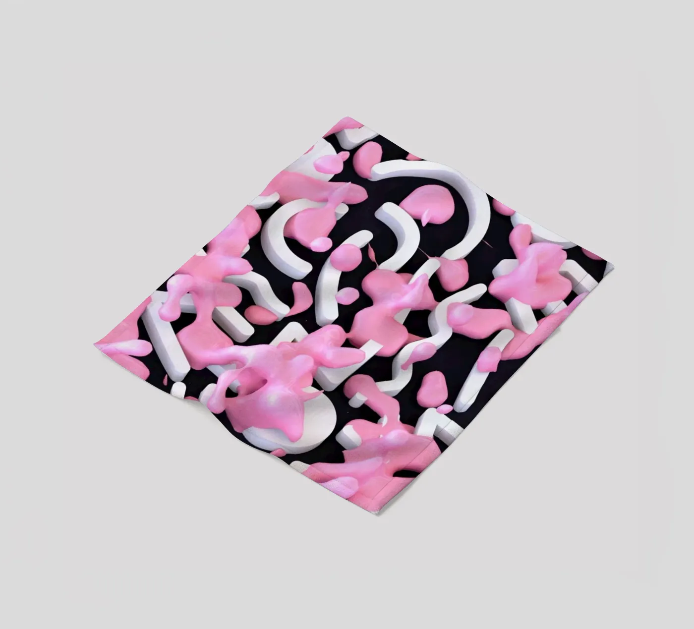 Pink Bubble Fleecedecke von Danny Ivan