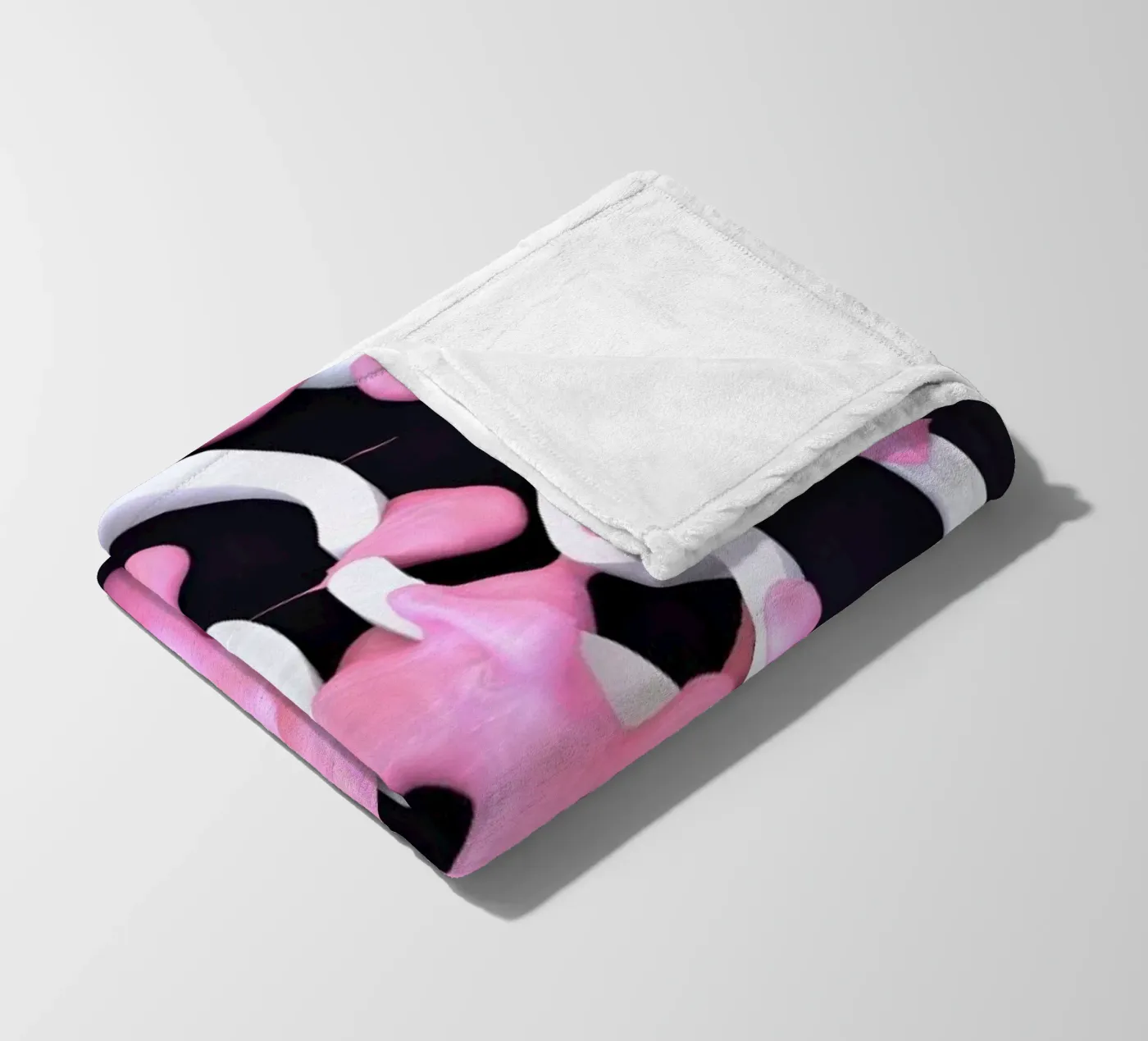 Pink Bubble Fleecedecke von Danny Ivan