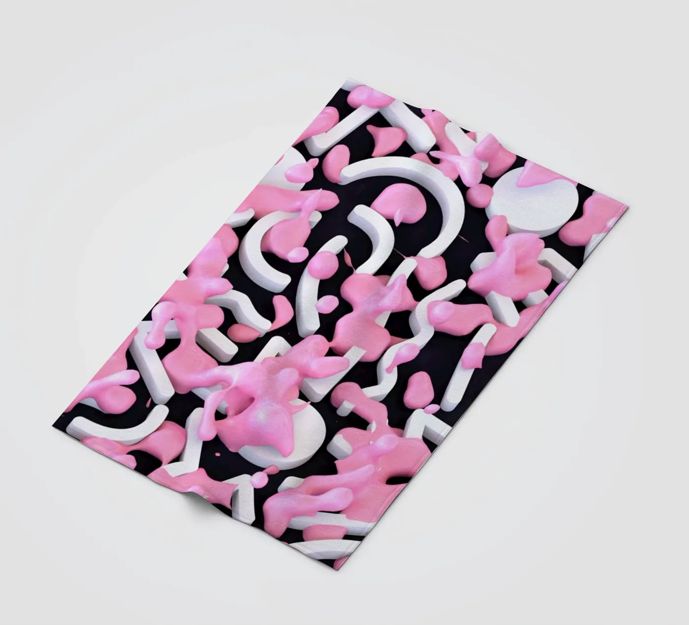 Pink Bubble Fleecedecke von Danny Ivan