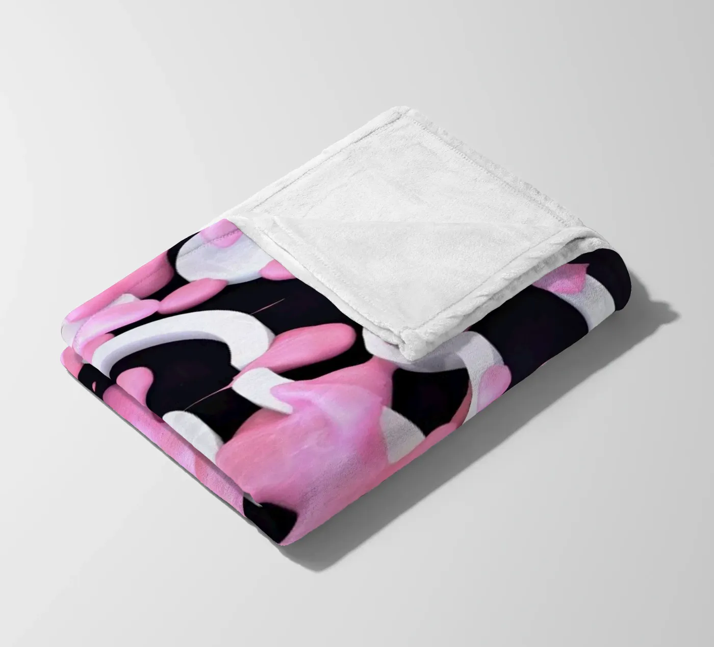 Pink Bubble Fleecedecke von Danny Ivan