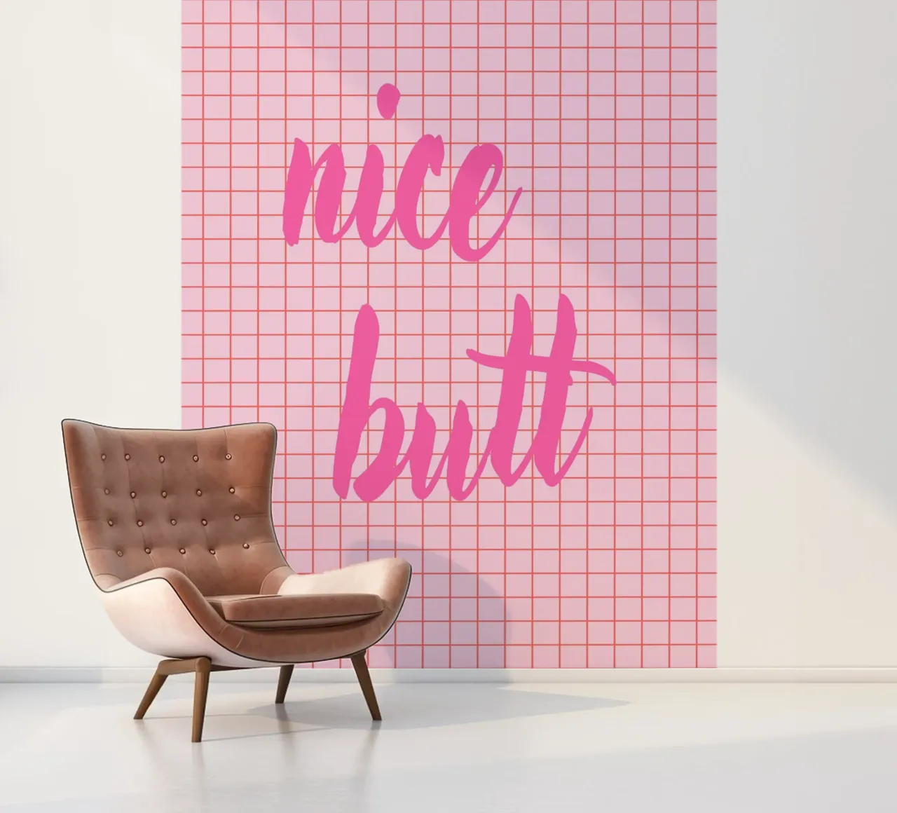 Nice butt fotobehang van Poster Print Studio