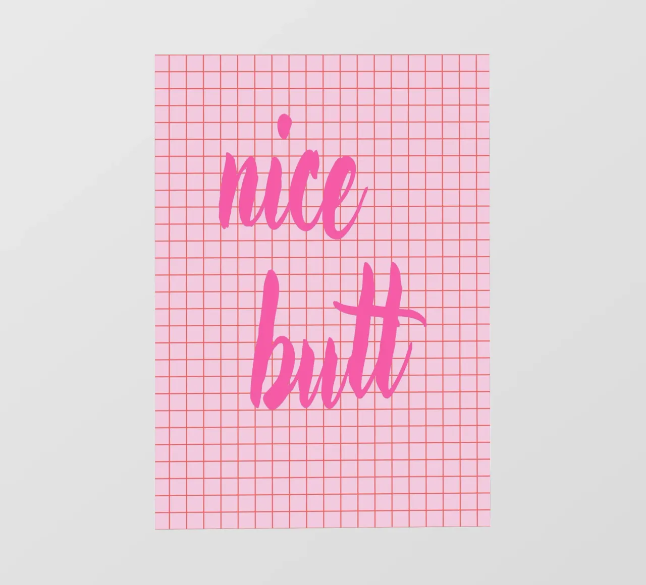 Nice butt fotobehang van Poster Print Studio