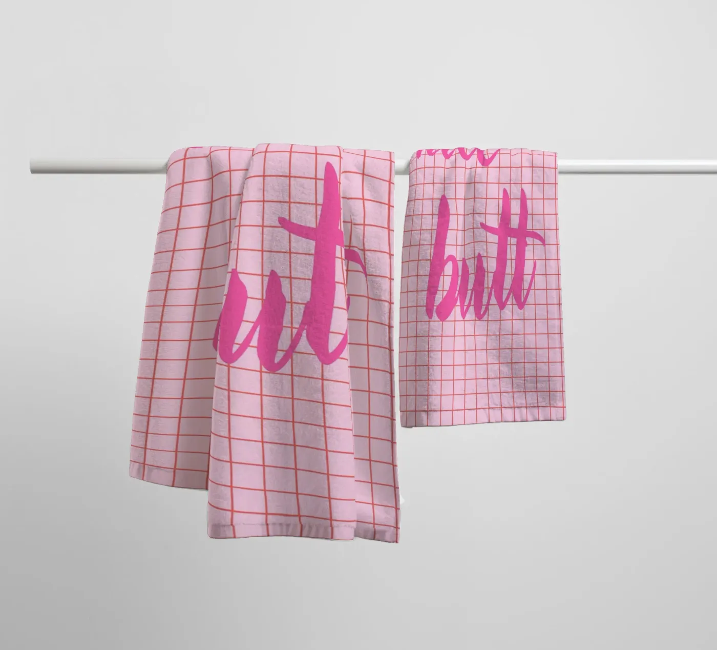 Nice butt towel by Poster Print Studio