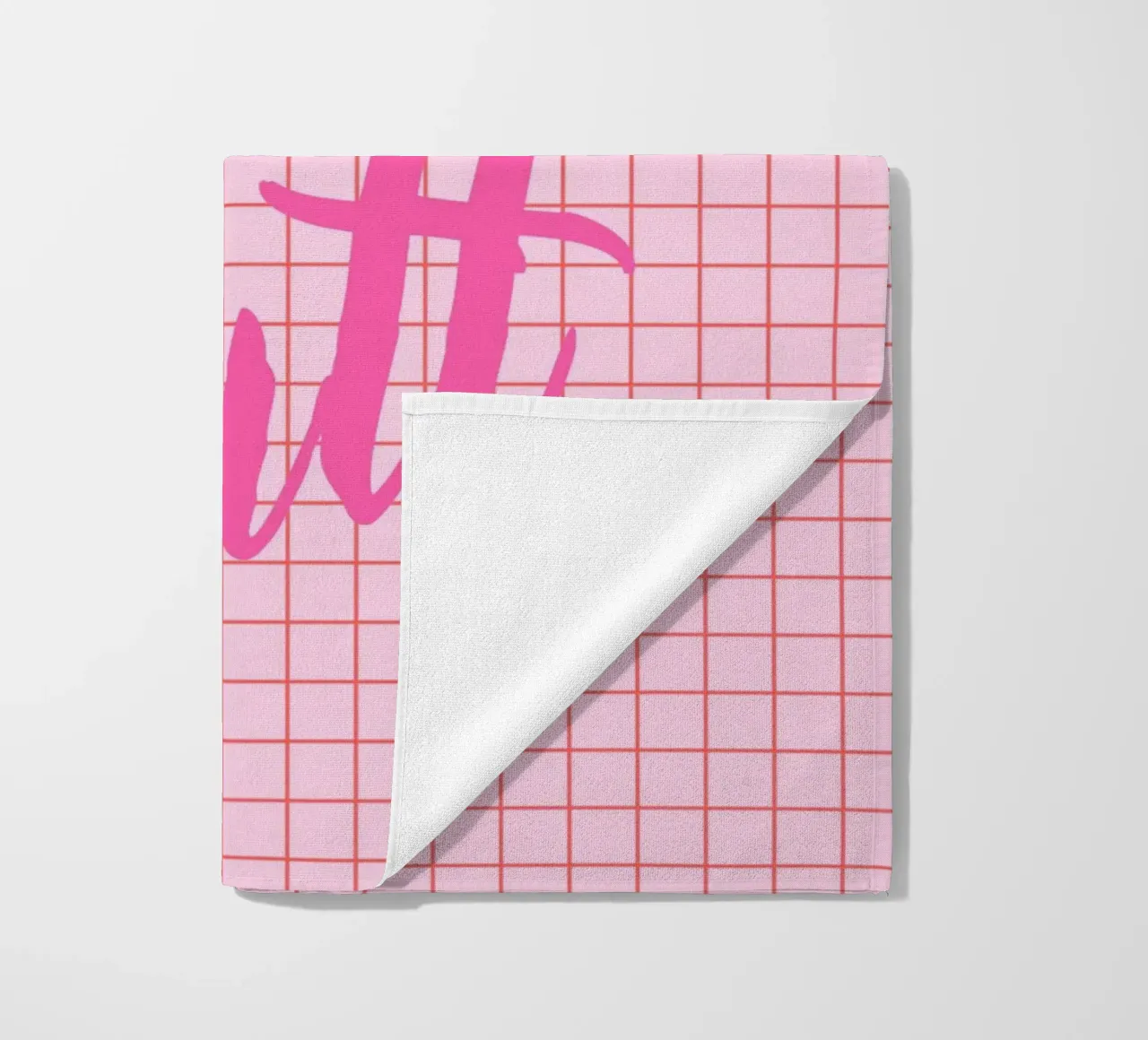 Nice butt beach towel by Poster Print Studio