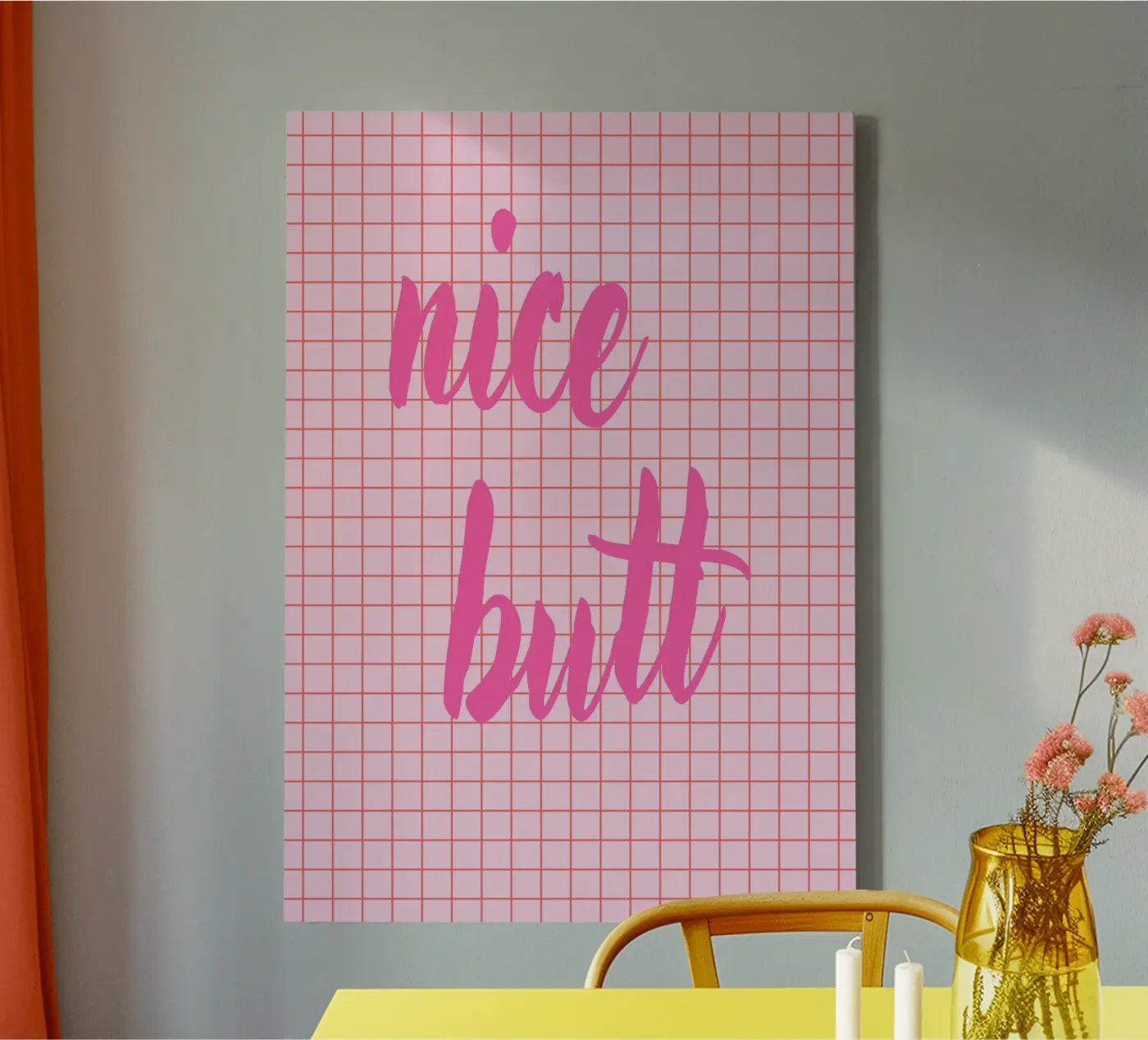 Nice butt canvas van Poster Print Studio